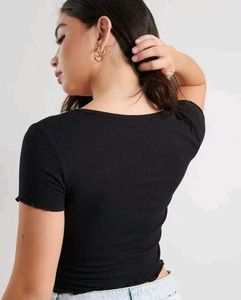 Sexy Black V-Neck Top 🖤 | Snatched Fit |