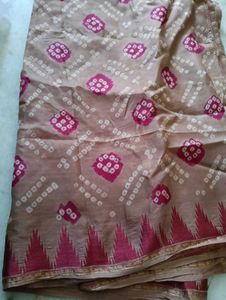 Bandhani Silk Saree