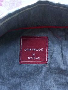 Men Regular Fit Half Shirt, Og Driftwood