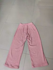 Pink Wide Leg trousers for women