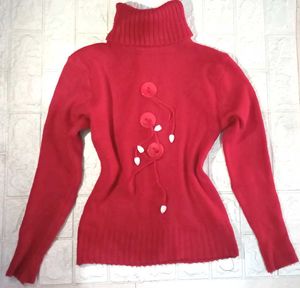 Turtleneck Red Winterwear 🍒