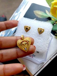 Sri Hari Heart Jewelry Set
