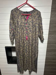 Avaasa Daily Wear Grey Kurta