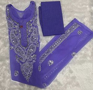 Lakhnowi Mirror Work Kurti