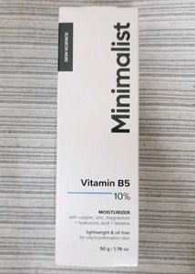 Minimalist 10% Vitamin B5 Face Moisturizer