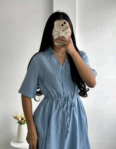 Blue Casual Dress