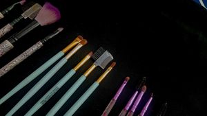 Glam &amp; Pro Makeup Brush Set - Mixed Styles