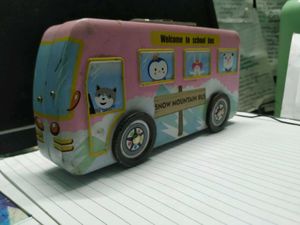 Cute School Bus Geometry Box