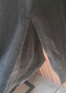 Black Bodycon dress with side cut