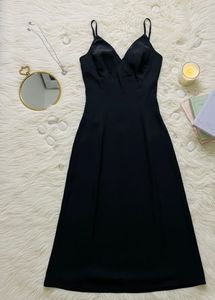 Elegant Black Slip Dress