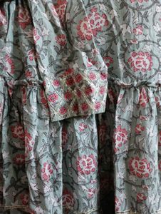Tiered Floral Print Dress