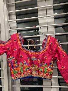 Pink Embroidered Blouse