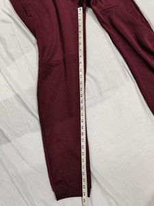 Burgundy Joggers