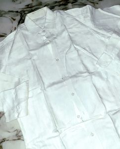 Tailor fit White Linen shirt
