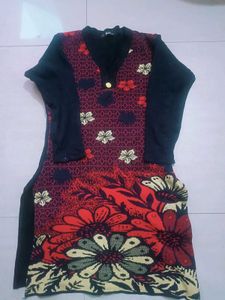 Floral Print Kurta
