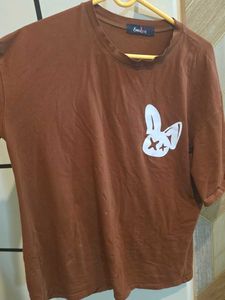 Brown Free Size Tshirt