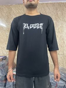 Graphic Print Black T-Shirt