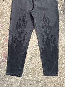 Flame Graphic Jeans