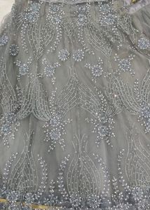 Charcoal Peplum Lehenga Suit