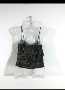 zara strappy crop top