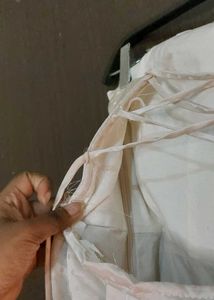 Ivory Corset Mini Dress With Back Loop