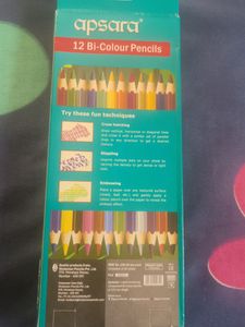 12 Bi-colour Pencils