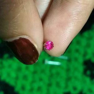 Zirconia Sterling Silver Nosepin PINK 🩷