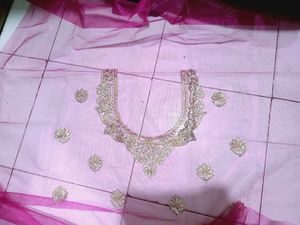 Embroidery Net Blouse Piece