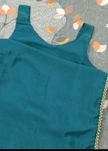 Gama Green Suit Kurti+Pajama