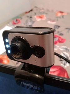 Frontech Webcam With Mic And LED Light