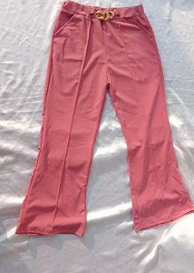 Bootcut Casual Trousers