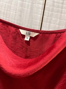 AND Cowl Neck Spaghetti Top (Size L, Bust 40)