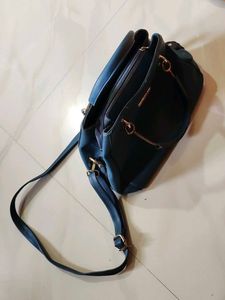 Women Marks Blue Tote Bag