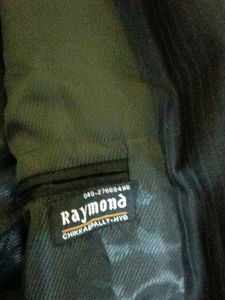 Black Colour Formal Linen Blend Suit Raymond