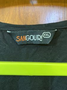 Beautiful Anarkali Black &amp; Red Top