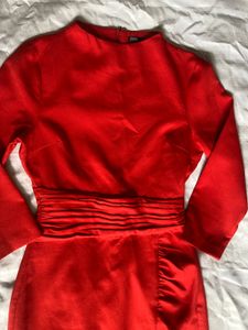ZARA RED BODYCON DRESS