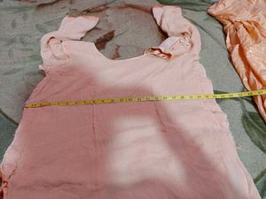 Peach Embroidered Salwar Suit