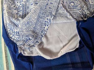 Zola Blue Print Sleeveless Top