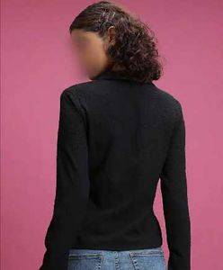 Black Slim fit Classic Casual  Shirt For Women