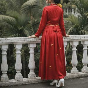 Elegant Red Ethnic Gown