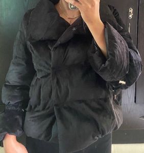 WF black padded jacket