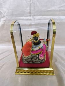 Radha Krishna Idol In Glass Case