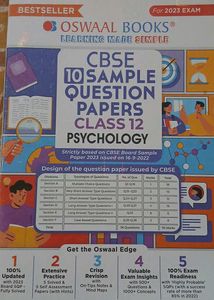 CBSEClass 12 Psychology Question Papers