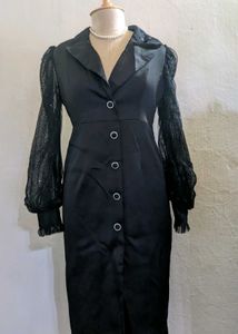 Black Collared Dress