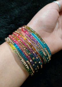 Colorful Royal Glass Bangles