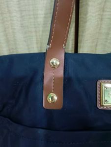 Calvin Klein Navy Blue Tote Bag