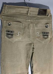 SiKON Khaki Bootcut Jeans Waist 27 (XS)
