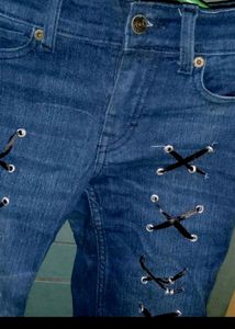 Top, Jeans And Footwear All In One