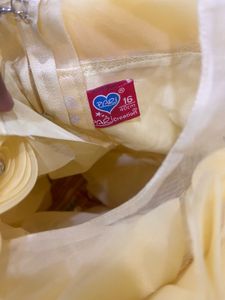 Adorable Yellow Ruffled Dress