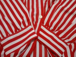 Striped Tie-Front Blouse